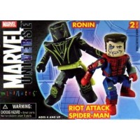 Ronin & Riot Attack Spider-Man New   